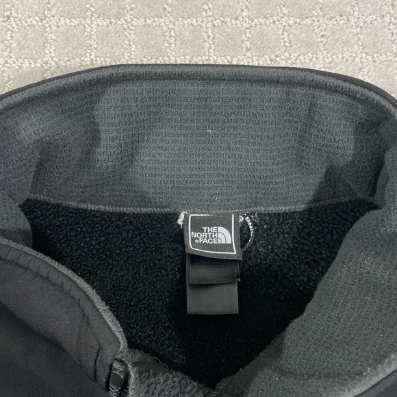 Vintage The North Face Black & Gray Size XL Denali Style Full Zip Jacket - Picture 7 of 8